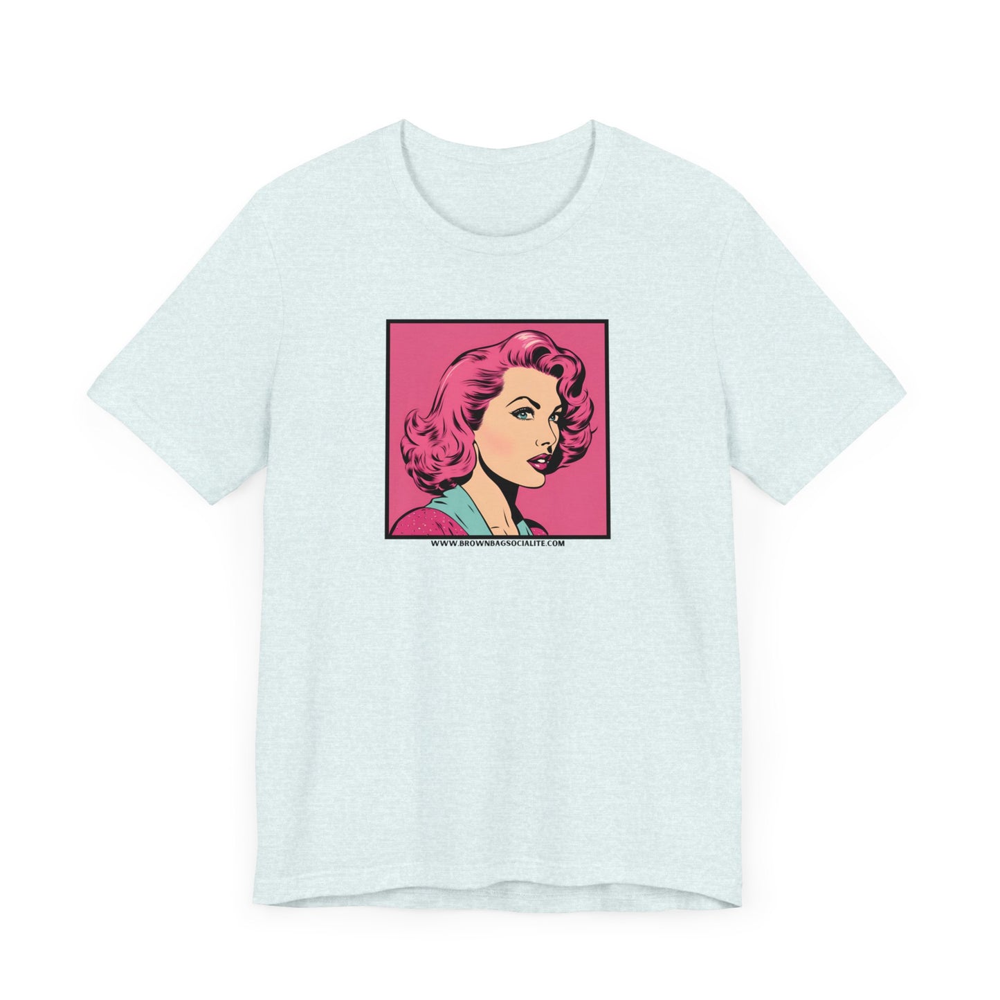 50s pink Unisex Jersey Short Sleeve Tee