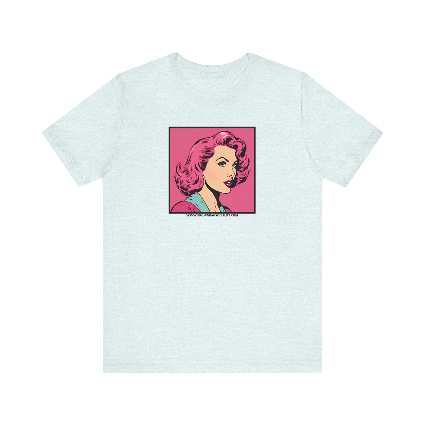 50s pink Unisex Jersey Short Sleeve Tee